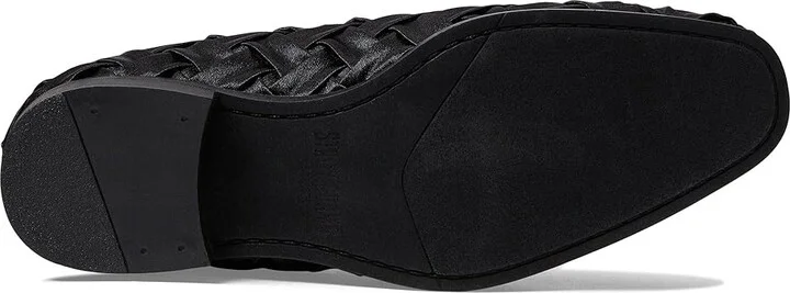 Stacy Adams Savoir Satin Slip-On Men's Lace Up Wing Tip Shoes Black : 8.5 M, Polyester - Image 3