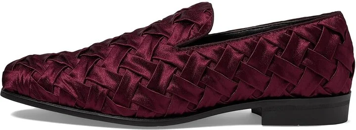 Stacy Adams Savoir Satin Slip-On Men's Lace Up Wing Tip Shoes Burgundy : 7 M - Image 6