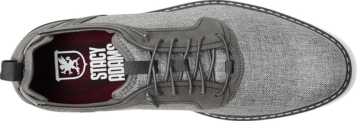 Stacy Adams Scanlan Elastic Lace Men's Shoes Gray : 9.5 M, Synthetic - Image 2