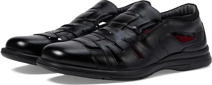 Stacy Adams Scobel Fisherman Sandal Men's Sandals Black : 7 M, Leather