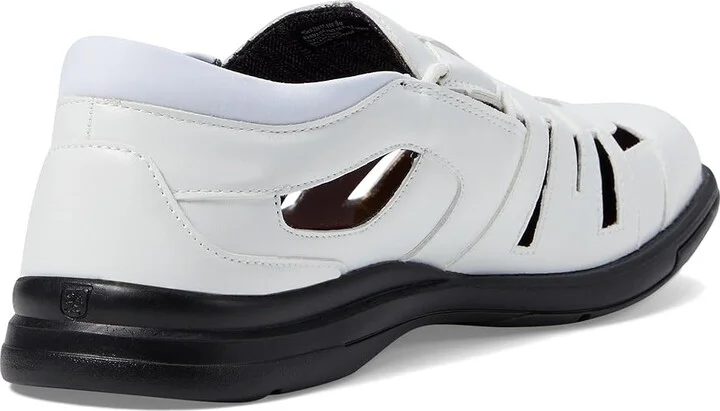 Stacy Adams Scobel Fisherman Sandal Men's Sandals White : 12 M, Leather - Image 4
