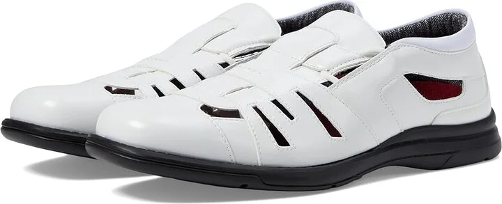 Stacy Adams Scobel Fisherman Sandal Men's Sandals White : 12 M, Leather