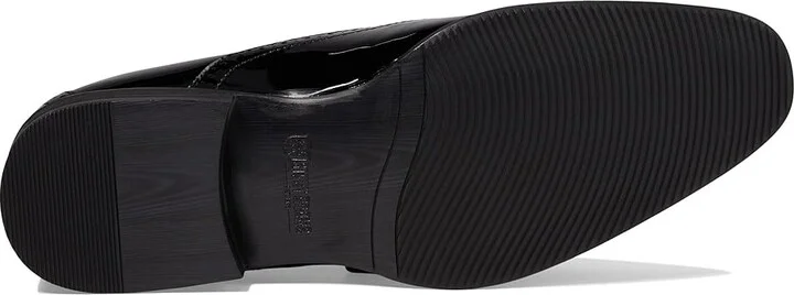 Stacy Adams Scottie Lace-Up Men's Lace Up Wing Tip Shoes Black Patent : 8 W, Leather - Image 3