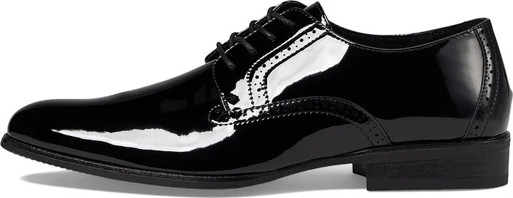 Stacy Adams Scottie Lace-Up Men's Lace Up Wing Tip Shoes Black Patent : 8 W, Leather - Image 6