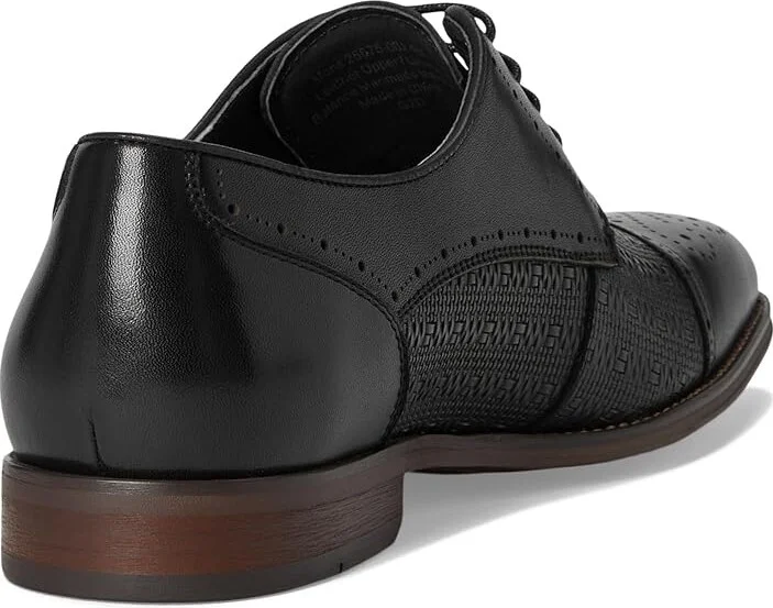 Stacy Adams Silsbury Cap Toe Lace-Up Men's Lace Up Wing Tip Shoes Black : 10.5 M, Lace/Leather/Rubber - Image 4