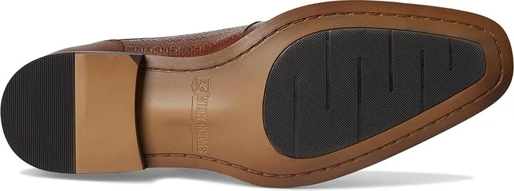 Stacy Adams Silsbury Cap Toe Lace-Up Men's Lace Up Wing Tip Shoes Cognac : 10 M, Lace/Leather/Rubber - Image 3