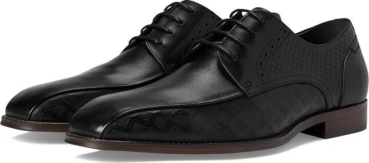 Stacy Adams Simmons Bike Toe Lace-Up Men's Lace Up Wing Tip Shoes Black : 9 M, Leather