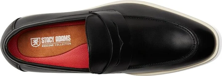 Stacy Adams Spencer Penny Slip-On Men's Lace-up Boots Black : 8 M, Leather/Rubber - Image 2