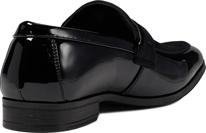 Stacy Adams Spratley Saddle Slip-On Men's Lace Up Wing Tip Shoes Black : 11.5 M, Synthetic/Textile - Image 4