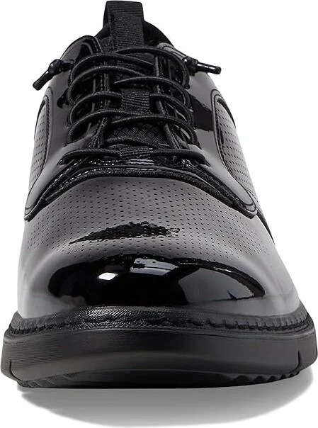 Stacy Adams Spyre Plain Toe Elastic Lace Men's Lace-up Boots Black Patent : 11.5 M, Synthetic - Image 5