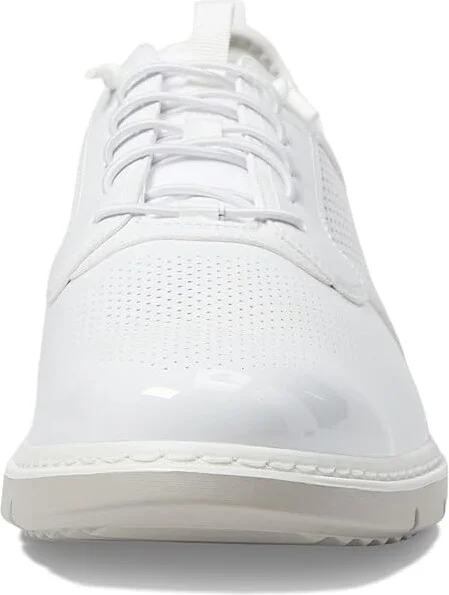Stacy Adams Spyre Plain Toe Elastic Lace Men's Lace-up Boots White Patent : 10 M, Synthetic - Image 5