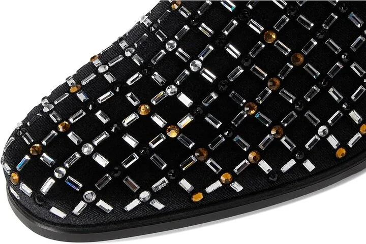 Stacy Adams Stallford Rhinestone Slip-On Men's Lace Up Wing Tip Shoes Black : 7 M - Image 7