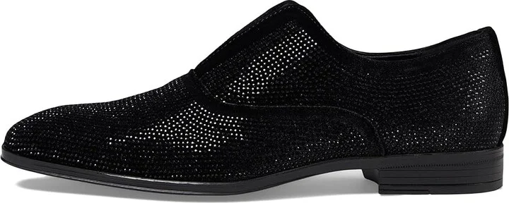 Stacy Adams Starleigh Rhinestone Slip-On Men's Lace Up Wing Tip Shoes Black : 7 M, Leather - Image 6