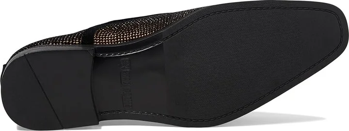 Stacy Adams Starleigh Rhinestone Slip-On Men's Lace Up Wing Tip Shoes Black/Gold : 14 M, Leather - Image 3