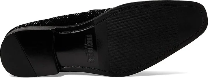 Stacy Adams Suave Rhinestone Slip-On Men's Shoes Black : 7 M, Synthetic/Textile - Image 3