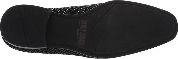 Stacy Adams Swagger Studded Ornament Loafer Men's Shoes Black : 7 D - Medium, Velvet - Image 4