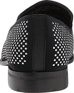 Stacy Adams Swagger Studded Ornament Loafer Men's Shoes Black/Silver : 7.5 D - Medium, Velvet - Image 5