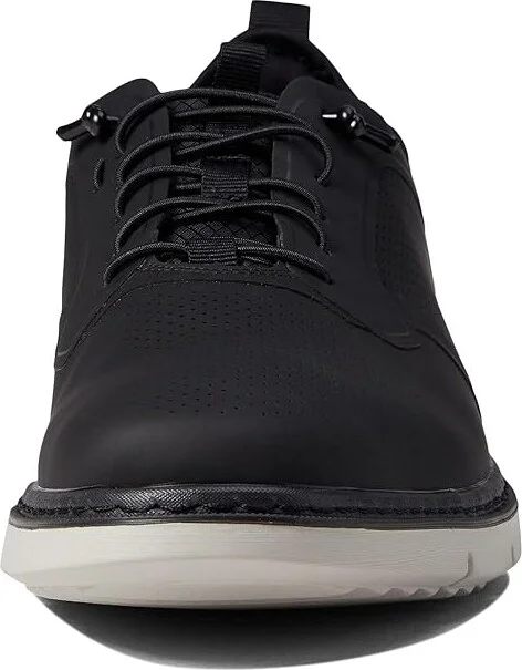 Stacy Adams Synchro Elastic Lace Oxford Men's Shoes Black : 7 M, Textile/Leather - Image 5