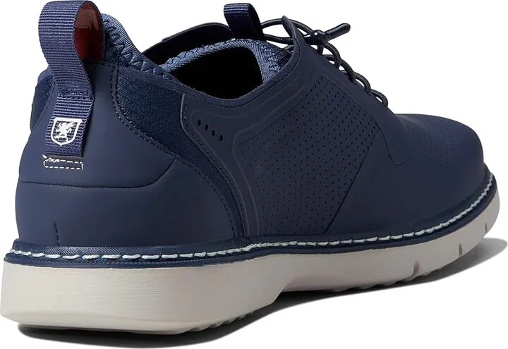 Stacy Adams Synchro Elastic Lace Oxford Men's Shoes Navy : 7 M, Textile/Leather - Image 4