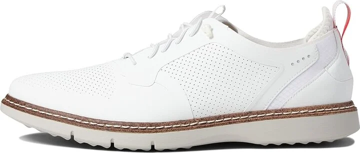 Stacy Adams Synchro Elastic Lace Oxford Men's Shoes White : 7 M, Textile/Leather - Image 6