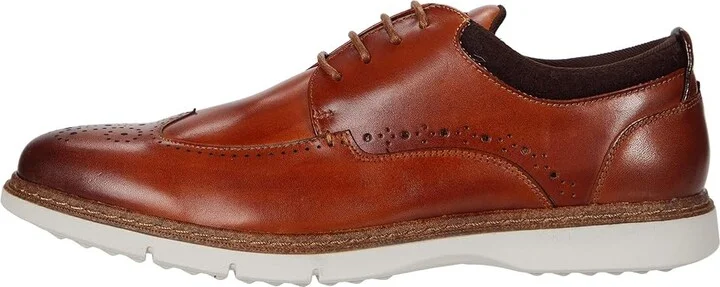 Stacy Adams Synergy Wing Tip Oxford Men's Shoes Cognac : 7 D - Medium, Leather - Image 6