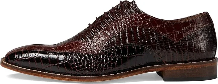 Stacy Adams Tallero Lace-Up Men's Lace Up Wing Tip Shoes Brown : 9.5 W, Leather - Image 6