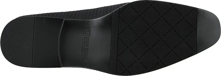 Stacy Adams Tazewell Plain Toe Slip-On Men's Shoes Black : 7 D - Medium, Textile - Image 4
