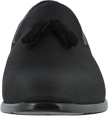 Stacy Adams Tazewell Plain Toe Slip-On Men's Shoes Black : 7 D - Medium, Textile - Image 6