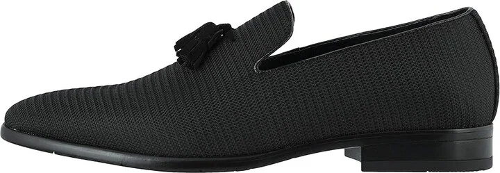 Stacy Adams Tazewell Plain Toe Slip-On Men's Shoes Black : 7 D - Medium, Textile - Image 7