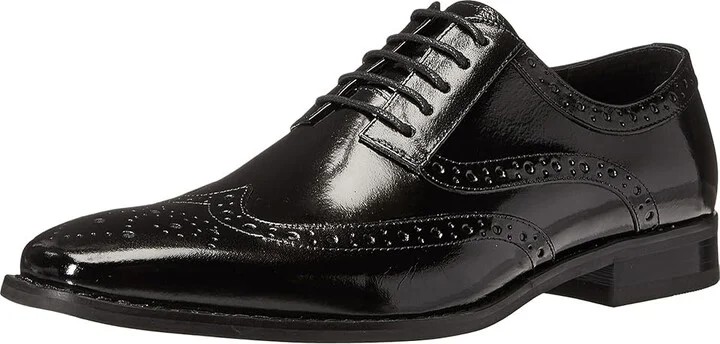 Stacy Adams Tinsley Wingtip Oxford Men's Lace up casual Shoes Black : 7 D - Medium, Leather - Image 2