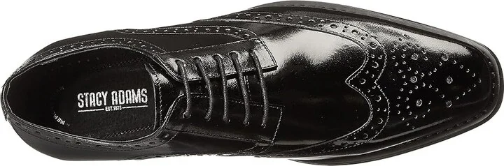 Stacy Adams Tinsley Wingtip Oxford Men's Lace up casual Shoes Black : 7 D - Medium, Leather - Image 3