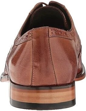 Stacy Adams Tinsley Wingtip Oxford Men's Lace up casual Shoes Tan : 7 D - Medium, Leather - Image 5