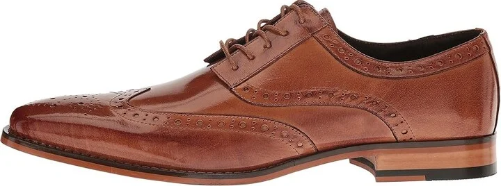 Stacy Adams Tinsley Wingtip Oxford Men's Lace up casual Shoes Tan : 7 D - Medium, Leather - Image 7
