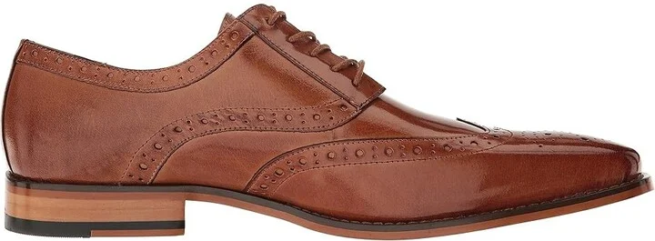 Stacy Adams Tinsley Wingtip Oxford Men's Lace up casual Shoes Tan : 7 D - Medium, Leather - Image 8