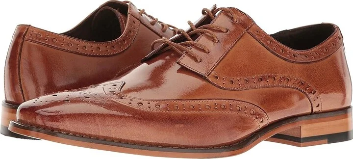 Stacy Adams Tinsley Wingtip Oxford Men's Lace up casual Shoes Tan : 7 D - Medium, Leather