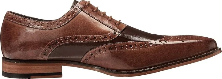 Stacy Adams Tinsley Wingtip Oxford Men's Lace up casual Shoes Tan/Brown : 7 D - Medium, Leather - Image 8