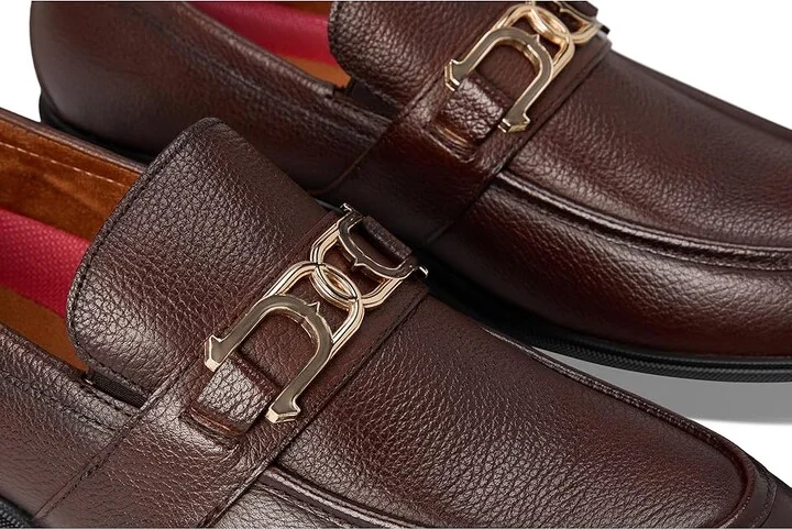 Stacy Adams Todridge Moc Toe Slip-On Loafer Men's Shoes Brown Tumble : 8.5 M, Leather - Image 7