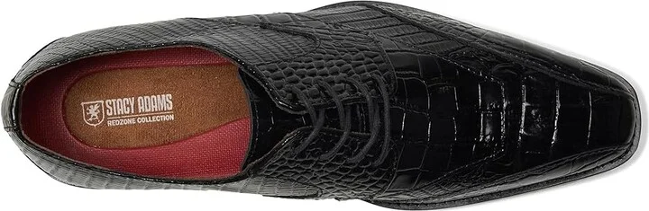 Stacy Adams Tristano Bike Toe Lace-Up Men's Lace Up Wing Tip Shoes Black : 7.5 M, Leather - Image 2