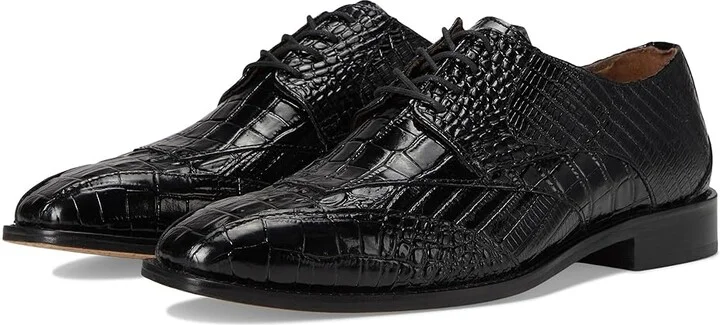 Stacy Adams Tristano Bike Toe Lace-Up Men's Lace Up Wing Tip Shoes Black : 7.5 M, Leather