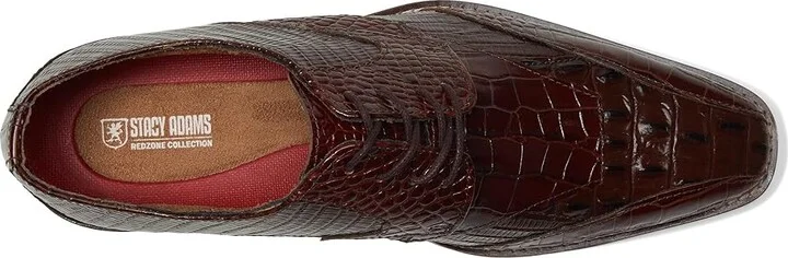 Stacy Adams Tristano Bike Toe Lace-Up Men's Lace Up Wing Tip Shoes Cognac : 9 M, Leather - Image 2