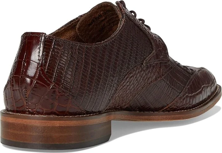Stacy Adams Tristano Bike Toe Lace-Up Men's Lace Up Wing Tip Shoes Cognac : 9 M, Leather - Image 4