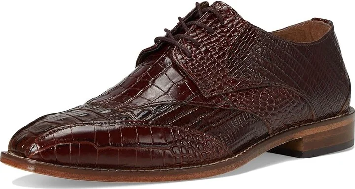 Stacy Adams Tristano Bike Toe Lace-Up Men's Lace Up Wing Tip Shoes Cognac : 9 M, Leather - Image 5