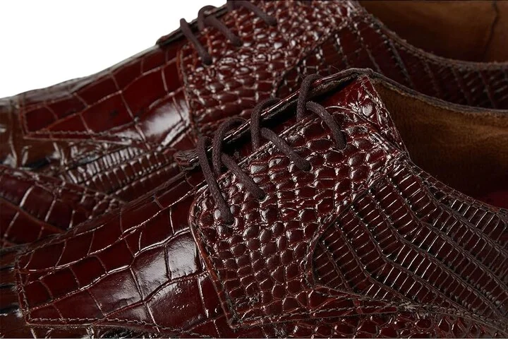Stacy Adams Tristano Bike Toe Lace-Up Men's Lace Up Wing Tip Shoes Cognac : 9 M, Leather - Image 7