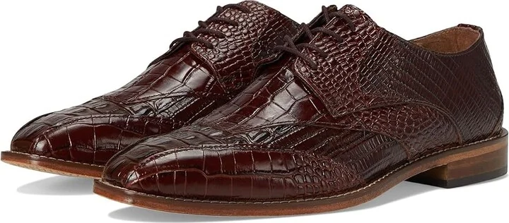 Stacy Adams Tristano Bike Toe Lace-Up Men's Lace Up Wing Tip Shoes Cognac : 9 M, Leather