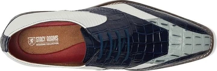 Stacy Adams Tristano Bike Toe Lace-Up Men's Lace Up Wing Tip Shoes Dark Blue : 7 M, Leather - Image 2
