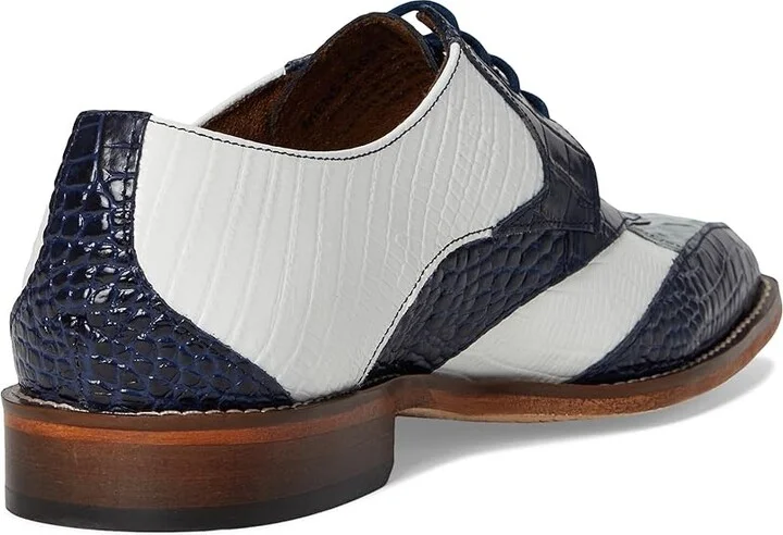 Stacy Adams Tristano Bike Toe Lace-Up Men's Lace Up Wing Tip Shoes Dark Blue : 7 M, Leather - Image 4
