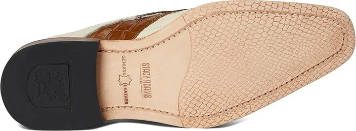 Stacy Adams Tristano Bike Toe Lace-Up Men's Lace Up Wing Tip Shoes Tan : 7 M, Leather - Image 3