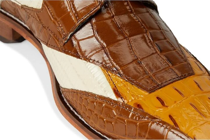 Stacy Adams Tristano Bike Toe Lace-Up Men's Lace Up Wing Tip Shoes Tan : 7 M, Leather - Image 7