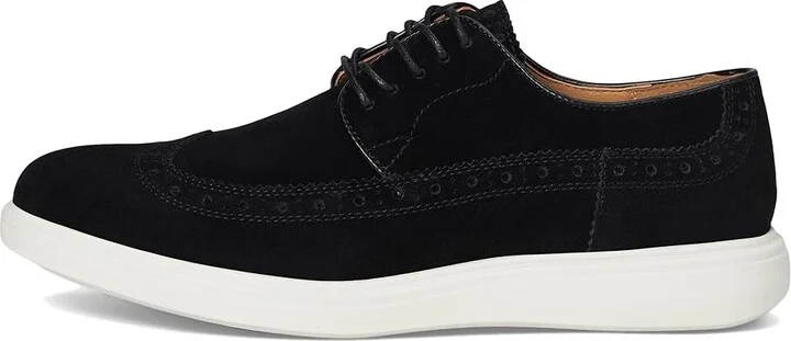 Stacy Adams Trudell Wing Tip Lace-Up Men's Shoes Black Suede : 7.5 M - Image 6