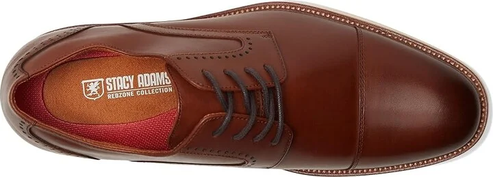 Stacy Adams Wesbridge Cap Toe Lace-Up Men's Lace-up Boots Chocolate : 12 M, Leather - Image 2